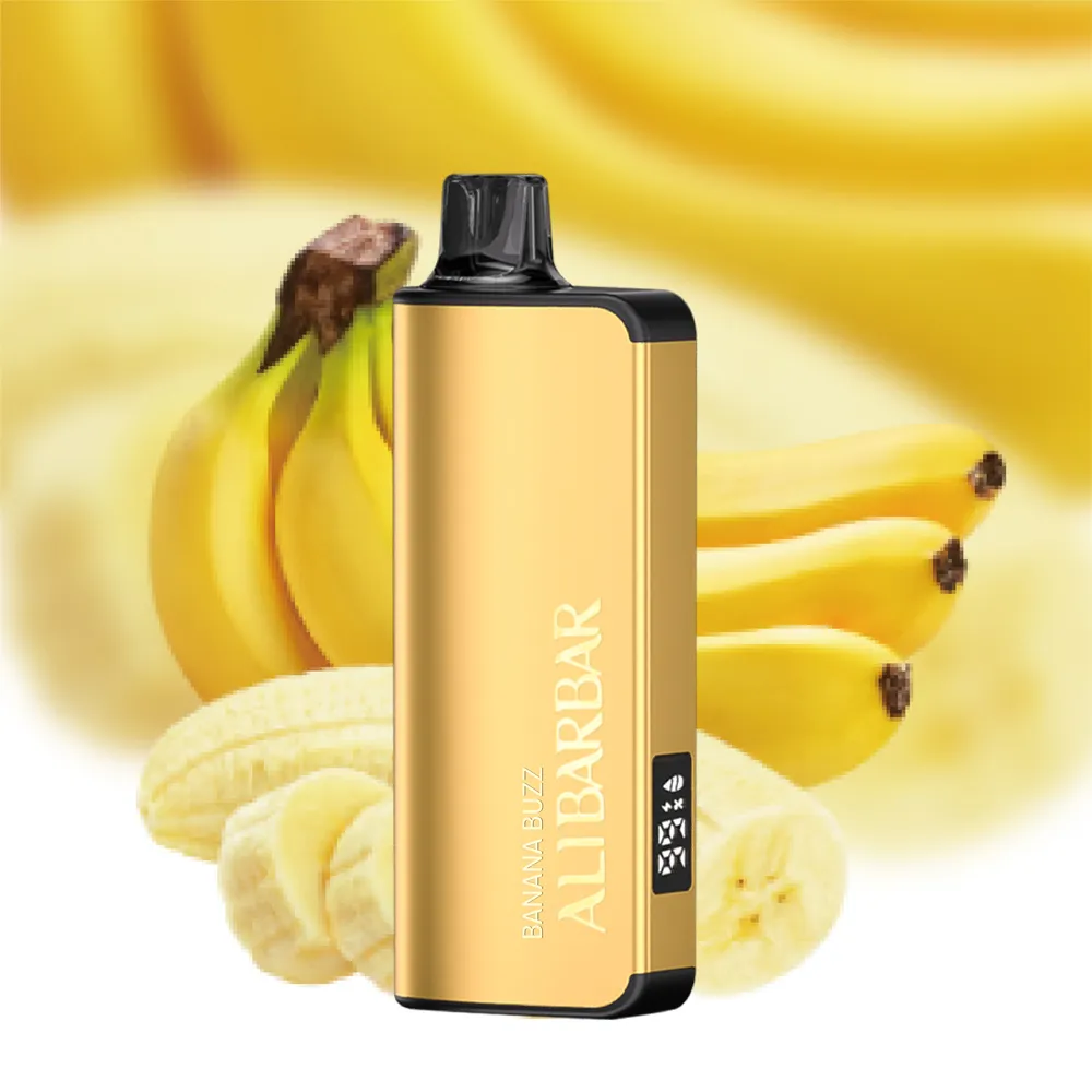 alibarbar-ingot-20000-puffs-banana-buzz.webp Alibarbar Ingot 20000 Disposable Vape – Banana Buzz - Image 1