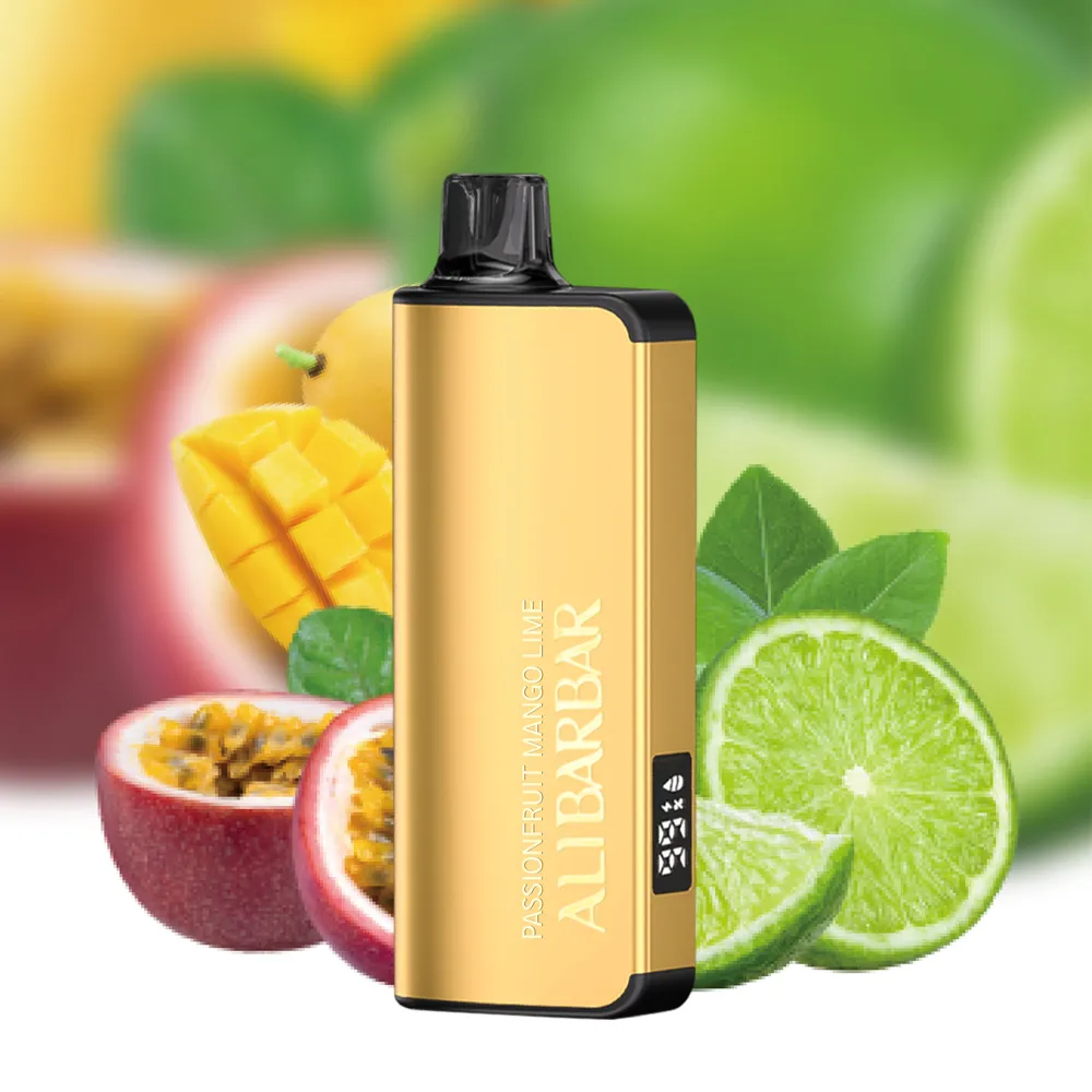 alibarbar-ingot-9000-puffs-passionfruit-mango-lime.webp Alibarbar Ingot 9000 Disposable Vape – Passionfruit Mango Lime - Image 1