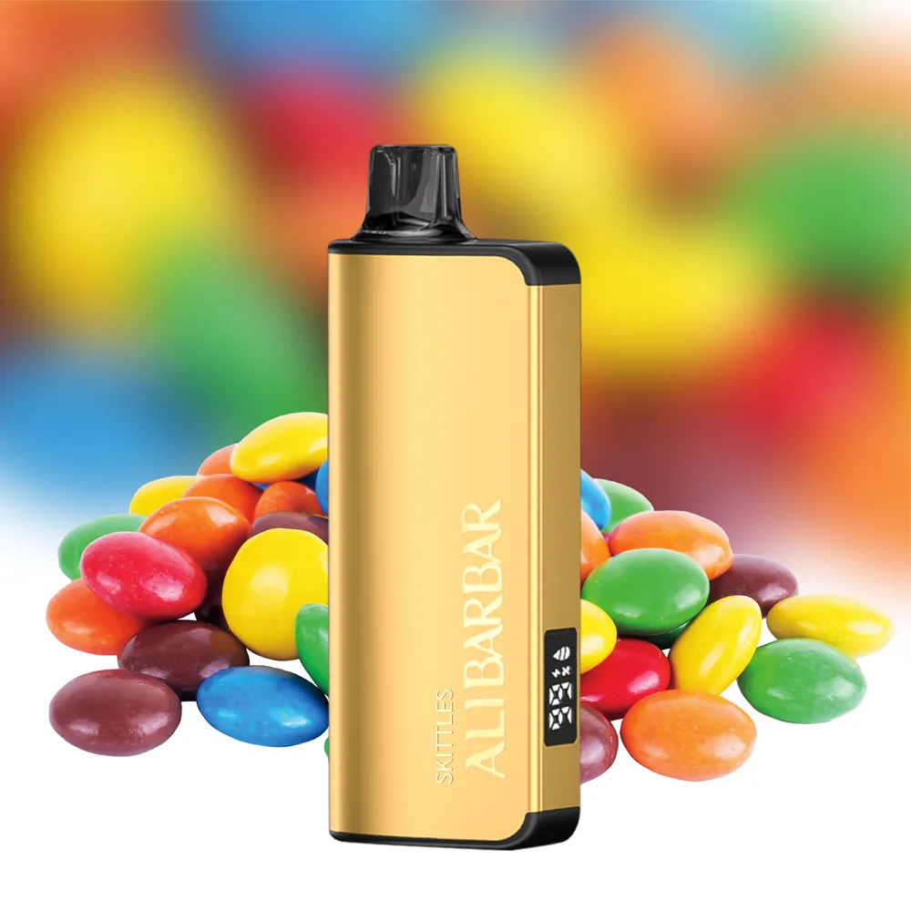 alibarbar-ingot-9000-puffs-skittles.webp Alibarbar Ingot 9000 Disposable Vape – Skittles - Image 1